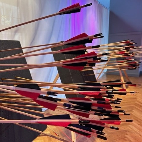Arrows in the ballroom, ready for the next round